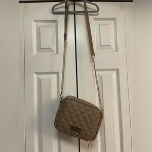 Itzy Ritzy Taupe Double Take Crossbody Diaper Bag
